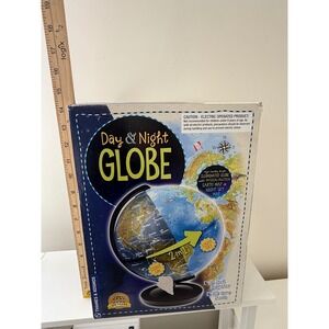 Thames & Kosmos Day & Night Globe 10-Inch Illuminated 2-in-1 Earth & Star Map